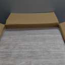 GarveeHome Modern Rugs for Living Room 8x10 Large Bordered Floor Mats with Non-Slip Backing, Stain-Resistant Bedroom Carpet, Foldable Geometric Indoor Rug for Dining Room, Kitchen, Beige