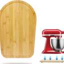 Bamboo Mixer Slider Mat for Tilt Head Kitchen Aid 4.5-5 Qt Stand Mixer, Appliance Sliding Mat for Kitchenaid Artisan 4.5-5 Qt, Kitchen Countertop Storage Accessories Mixer Moving Tray Attachments