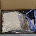 Kajaia 15 Pcs Winter Tiered Tray Decor Christmas Tiered Tray Decorations Set Snowman Snowflake Gingerbread Man Hot Cocoa Wooden Signs Farmhouse Winter Table Decorations(Snowflake)