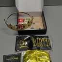 35th Birthday Gifts for Men, 35th Birthday Decorations for Men, Party Decor Supplies Including King Crown & Sash & Balloons & Cake Topper & Candles