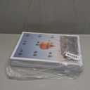 2 Packs 8x12 Picture Frame White, Engineered Wood 8 x 12 Photo Frame, 8 by 12 Photo Poster Frame for Wall Hanging and Tabletop Set of 6, White