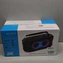 Portable Bluetooth Speaker 300W Peak Big Powerful Loud Sound Deep Bass Large Wireless Boombox with Subwoofer DSP Led Light for Home Party Outdoor Gatherings Camping Backyard