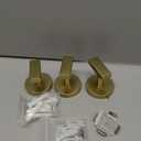 Robe Hook Bath Towel Hooks Stainless Steel Wall Hooks for Bathroom Kitchen Closet Garage Door Hanger Brushed Gold 3 Pack, AN1001GD-P3