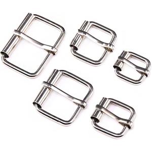 Swpeet 50Pcs 5 Sizes 1/2" 3/4" 1" 5/4" 5/8" Multi-purpose Metal Roller Buckle Ring Assortment Kit for Hardware Belt Bags Ring