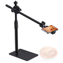 HVAYING Overhead Phone and Camera Mount Stand for YouTube Live Video Cooking Makeup and Crafts  Compatible with iPhone Logitech Webcam