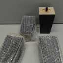 Airy Abode Premium Black Square Furniture Legs (Full Install Kit) - 4 Pack