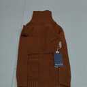 IECOii XL Dog Sweater,Winter Doggy Clothes for Large Dogs Girl Boy,Warm Pullover Soft Dog Sweater Turtleneck,Lightweight & Good Stretch for Active Dogs Like Beagle,Border Collie (Caramel,XLarge)