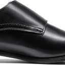 Bruno Marc Men's Dress Loafer Shoes Monk Strap Slip On Loafers (6.5 Wide, 2/Black)