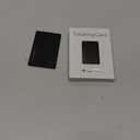 SPOTMINDERS Apple MFi Certified Wallet Tracker Card for Travel - Works with Apple Find My, IP68 Waterproof Rechargeable Tracking Card for Wallet Luggage Passport Purse - Ultra Slim 0.07in Item Finder (Black (Pack of 1))