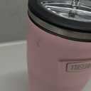 THERMOS ICON SERIES, Stainless Steel Cold Tumbler with Lid and Straw - 24 Ounce, Sunset Pink - Vacuum Insulated Tumbler