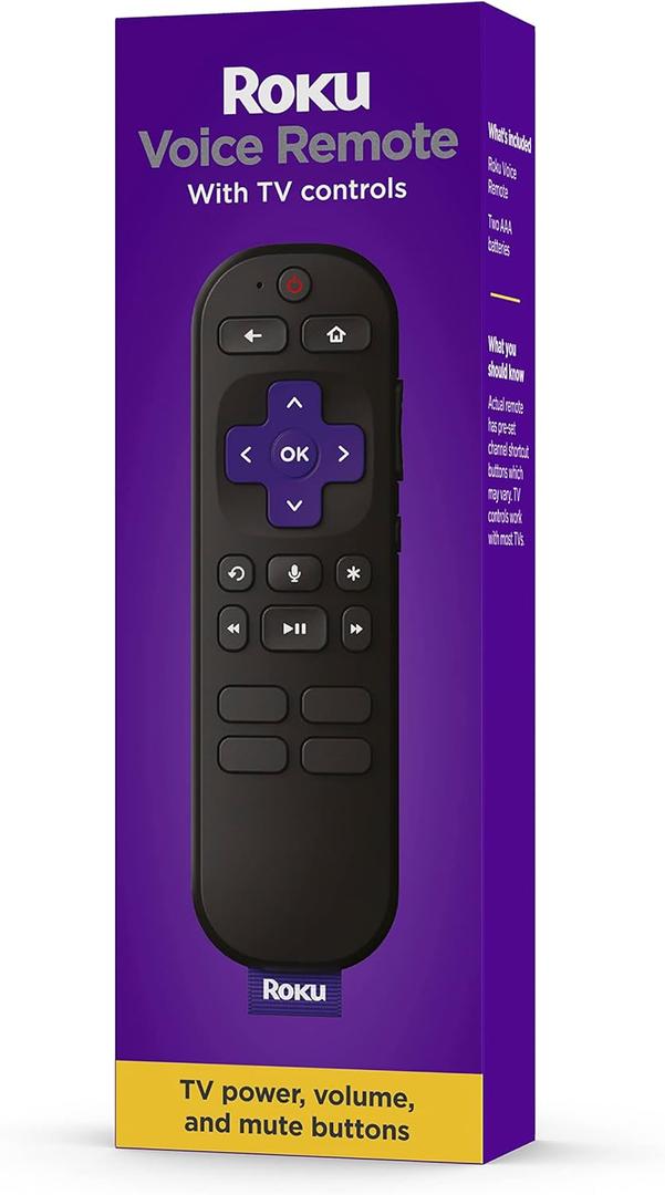 Roku Voice Remote (Official) for Roku Players, Roku Audio, and Roku TV