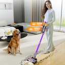 Cordless Vacuum Cleaner, 600W 50Kpa 70 Mins Cordless Stick Vacuum, Self-Standing Wireless Vacuum with Touch Screen, Charging Dock, Anti-Tangle Rechargeable Vacuum Cleaners for Home/Pet Hair/Carpet