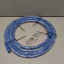 CNRAQR 5/16” Fuel Line Hose 15FT High Pressure Fuel Hose 400PSI 2.8Mpa NBR Rubber and CR Neoprene EN854-1TE for Automotive Fuel Systems Engines (Attached Hose Clamp)