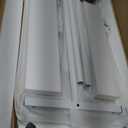 KLSMYHOKI Standing Desk Adjustable Height, Mobile Stand Up Desk with Wheels Small Computer Desk Rolling Desk, Portable Laptop Desk White Standing Table Home Office Desks 16"x31.5" Height 27"-43.5"