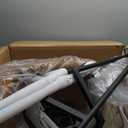 COLAMY Modern Dining Chairs Set of 2, Faux Leather Upholstered Dining Room Chairs Dinner Chair Kitchen Chairs with Curved Back and Metal Legs, Brown