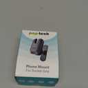 pop-tech Car Phone Mount for Socket Grip, Adjustable Strong Sticky Cell Phone Holder, Dashboard Adhesive Socket Car Mount Compatible with Thick Wallet Grip for iPhone Samsung Card Holder