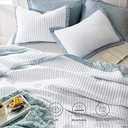 Bedsure White Quilts King Size - King Quilt Bedding Set Bedspread Coverlet, Lightweight Corduroy Pattern Bedspread, 3-Piece Set with 106"x96" Coverlet & 2 Pillow Shams, All-Season Soft Microfiber