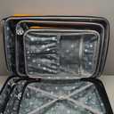 Rockland London Hardside Spinner Wheel Luggage, Orange, 3-Piece Set (20/24/28)