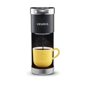Keurig K-Mini Plus Single Serve K-Cup Pod Coffee Maker, with 6 to 12oz Brew Size, Stores up to 9 K-Cup Pods, Travel Mug Friendly, Matte Black