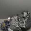 Sealy Electric Blanket King, Flannel Heated Blanket King Size with 10 Heating Levels & 1-12 Hours Auto Shut Off, Machine Washable, Light Grey, 100 x 90 Inch