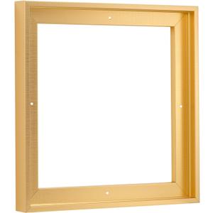 PIXY CANVAS Floater Frame 12x12 for 3/4 (0.75) inch Deep Canvas Paintings/Canvas Prints/Wood Canvas Panels/Wall Art/Wall Decor/Home Decor/Artwork (Brass Gold, 12 x 12 inch, Square)
