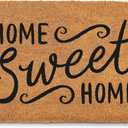 MAINEVENT Home Sweet Home Coir Doormat 30x17 Inch, Welcome Matt Outdoor w/Non-Slip PVC Backing, Outdoor Welcome Mat