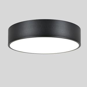 DOTCN Black Flush Mount Light Fixture, 2-Light Minimalist Close to Ceiling Lamp, Industrial for Hallway, Entryway, Closet, Foyer, Balcony, Laundry Room, 11.8 Inch