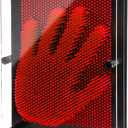 ENJSD 3D Pin Art Sensory Toys for Kids 5-7, Pin Art Board Impression Sensory Toys for Kids with Autism, Autism Gifts for Autistic Children Age 3, 4, 5, 6, 7, 8, 9, 10+ Years Old Boys Girls (Red)