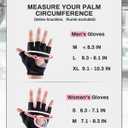 VINSGUIR Workout Gloves for Men and Women, Weight Lifting Gloves with Excellent Grip, Lightweight Gym Gloves for Weightlifting, Cycling, Exercise, Crosstraining, Pull ups, Fitness, Climbing and Rowing L