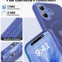 Faiono Magnetic for iPhone 17 Case [Full Camera Protection][Military-Grade Protection][Compatible with MagSafe] Shockproof Protective Slim Phone Case for iPhone 17, Cobalt Blue