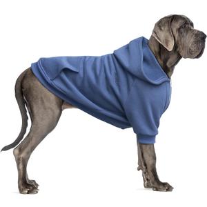 Extra Large Dog Zipper Hoodies Clothes Zip Up Sweaters 6XL