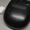 Shiatsu Foot Massager with Heat, Deep Kneading Therapy, Air Compression, for Feet Neuropathy, Plantar Fasciitis, Pain Relief, with Auto-Off Timer, Remote Control, for Men Women Size up to 13 (Black)