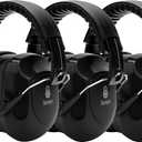 3 Pack Ear Protection For Shooting, SNR 34dB Hearing Protection Noise Cancelling Earmuffs, Shooting Ear Protection Ear Muffs for Noise Reduction, Hearing Protection Ear Muffs for Gun Range/Shooters