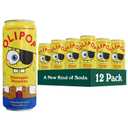 OLIPOP Prebiotic Soda Pop, SpongeBob Pineapple Paradise, Pantry Pack Packed with Prebiotics, Fiber, and Botanicals, Gluten Free, GMO Free, 12oz Skinny Can (12-Cans) BBD 01/12/2027