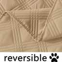 Hyha Waterproof Dog Blanket, Reversible Pet Bed Blanket, Soft Sofa Couch Cover for Dogs Washable, Waterproof Pet Couch Covers for Sofa Puppy Cats Furniture Protector(40"x70", Camel)