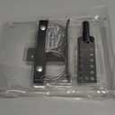 Universal Two-Way Electric Fence Gate Latch with Universal Mounting and Strike Bar Reinforced Steel Powder Coated Finish Black Durable Hardware for Farm Ranch Fence Gates