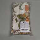 TARAN LIVING Cotton Cloth Napkins Natural Reusable Fall Dinner Napkins Reusable Machine Washable Fabric for Events, Gift, Home Decor - Kaveri, 20x20 Inches , Pack of 4 