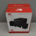 OROW S211 New USB-Powered 2.1 Multimedia Speakers System with Subwoofer,16W Computer Speakers,Strong Bass,3.5mm Audio Inputs,Great for PC/PS4/TV (Wooden)