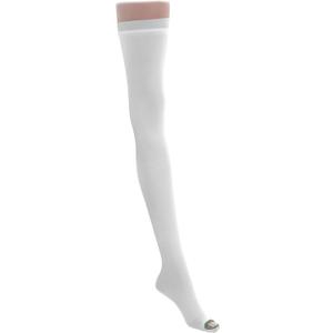 Medline Thigh-High Anti-Embolism Stockings, 15 mmHg to 18 mmHg, Size Extra-Large Regular, Box of 6 Pairs