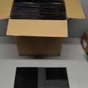 Rempry 8x6x6 Inches Black Small Shipping Boxes Pack of 25, Cardboard Corrugated Mailer Boxes for Packaging Small Business, Black Gift Boxes for Mailing Present