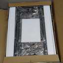 Kitchen Countertop Organizer,3 Tier Large Spice Rack Organizer with Adjustable Shelf and 5 Hooks,Wooden Counter Organizer,Space Saving Countertop Shelf Microwave Stand for Kitchen,Bathroom,Coffee Bar (Small, Vintage)