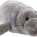 Wild Republic Manatee Plush, Stuffed Animal, Plush Toy, Gifts for Kids, Cuddlekins 10 Inches