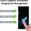 [2SET 9PCS] Samsung Galaxy Z Fold 6 5G 2024 Premium TPU film Screen Protector with Hinge Protector [Self-healing(Clear) 2set 8pcs] [1 Tempered Glass Lens protector] [Perfect Fit for foldable Screen] KIKNKILIN