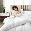 Utopia White Comforter, Sheets, And Pillow Cases, size 80*80