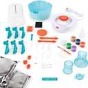 Make It Real: Mini Pottery Studio Deluxe Set - DIY All-in-1 Sculpting Craft Kit, All Skill Levels, Miniature Clay Projects, Kids Girls & Tweens Age 8+