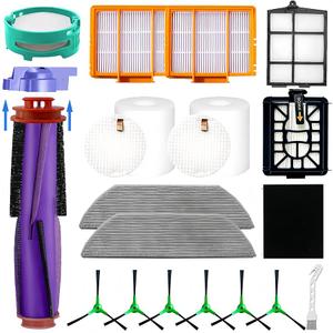 Replacement Parts Accessories Compatible with Shark PowerDetect Pro AV2800ZE, RV2820YE, RV2820ZE, AV2810YS, AV2820XEUS, AV2820AE, AV282BVEUS, RV2800AE, RV2800S, RV2800XTUS Vacuum Cleaner Brush, HEPA Filters