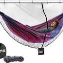 Foxelli XL Hammock Net – 12ft Net for Hammocks, Lightweight Portable Hammock Netting, Fast and Easy Set Up, Fits All Camping Hammocks
