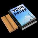 4x6 Inch Acrylic Sign Holder with Wooden Base, Desktop Display Stand (4x6 6Pack)