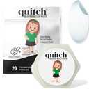 Quitch Blister Bandages for Feet, Hydrocolloid Waterproof Bandages, Finger Bandages, Purse Essentials, Liquid Bandage and Moleskin Alternative, Blister Prevention, Heel Protector, Travel Accessories