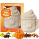 Pumpkin Spice Latte Bath Bomb for Women & Girls – Luxury Fall Bath Bombs (Giftable Packaging) - Natural & Relaxing Fall Gift - Vanilla, Cinnamon & Pumpkin Scented - Boo Basket Stuffers for Women